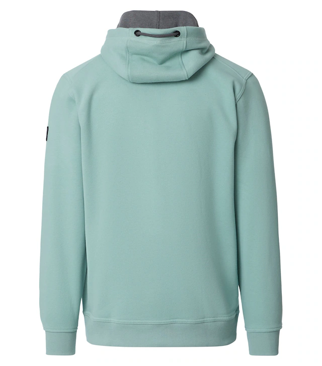 CASAMODA Kapuzensweatjacke »CASAMODA Sweatjacke mit Kapuze uni«