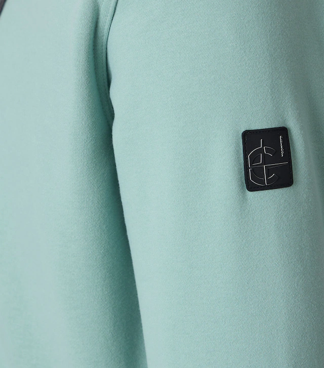 CASAMODA Kapuzensweatjacke »CASAMODA Sweatjacke mit Kapuze uni«