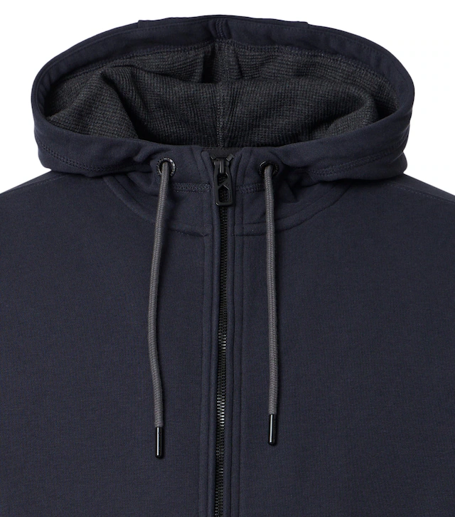 CASAMODA Kapuzensweatjacke »CASAMODA Sweatjacke mit Kapuze uni«