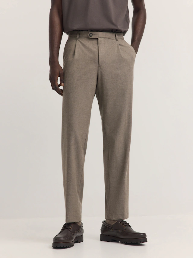 bugatti Bundfaltenhose »Soft superior touch« Elio Relaxed Fit Flanelloptik bugatti Bundfaltenhose »Soft superior touch« Elio Relaxed Fit Flanelloptik