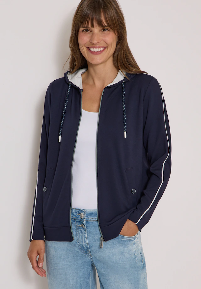 Cecil Cardigan mit Kapuze mit Tunnelzugband