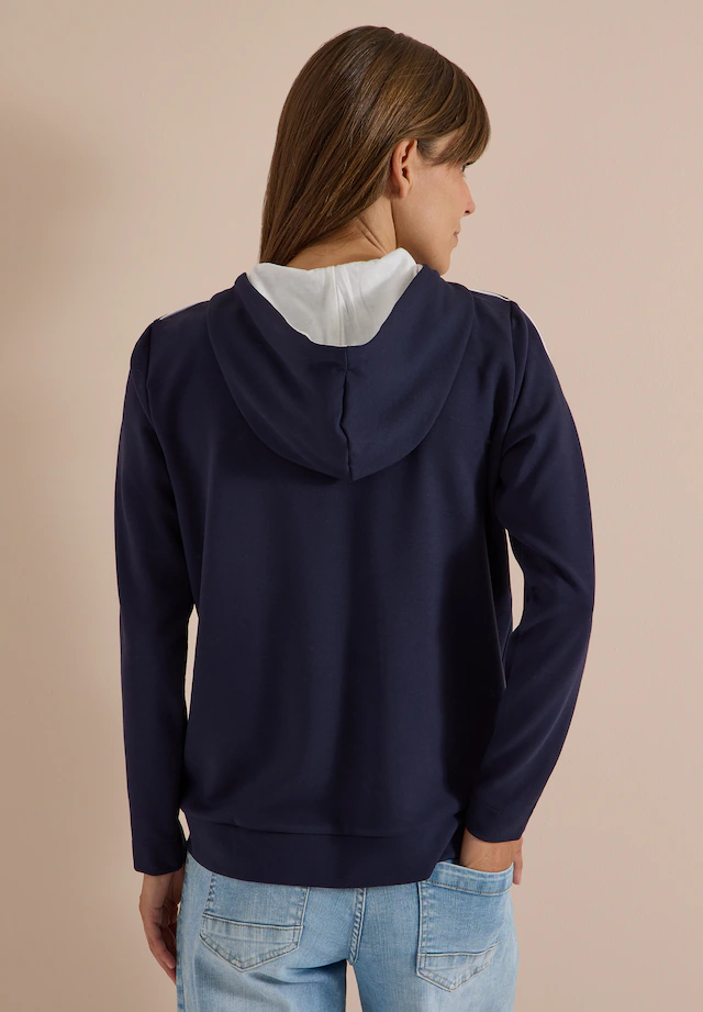 Cecil Cardigan mit Kapuze mit Tunnelzugband