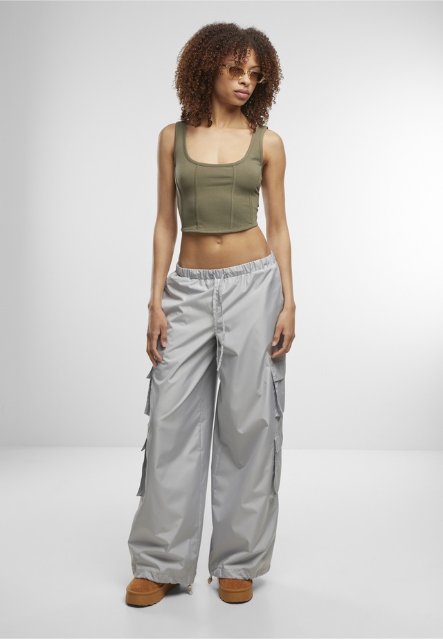 URBAN CLASSICS T-Shirt »Urban Classics Ladies Jersey Corsage Top« 1