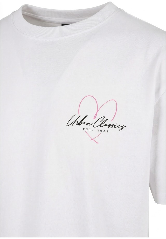 URBAN CLASSICS T-Shirt »Urban Classics Ladies Urban Classic Heart Logo Loose Tee« 1