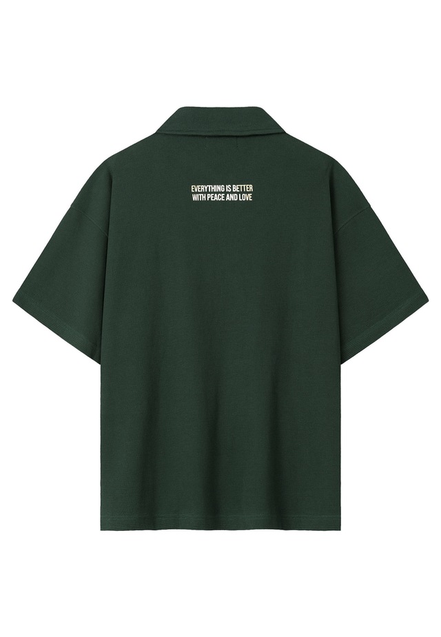 Another Cotton Lab Poloshirt »Another Cotton Lab Peace Waffle Polo« 1