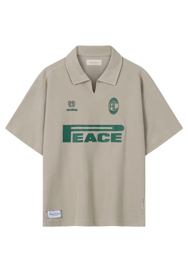 Another Cotton Lab Poloshirt »Another Cotton Lab Peace Waffle Polo« 1