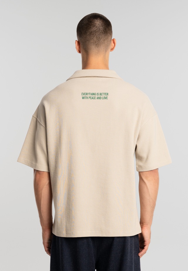 Another Cotton Lab Poloshirt »Another Cotton Lab Peace Waffle Polo« 1