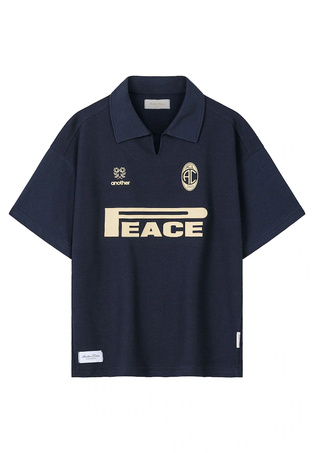 Another Cotton Lab Poloshirt »Another Cotton Lab Peace Waffle Polo« 1