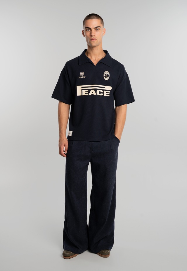 Another Cotton Lab Poloshirt »Another Cotton Lab Peace Waffle Polo« 1