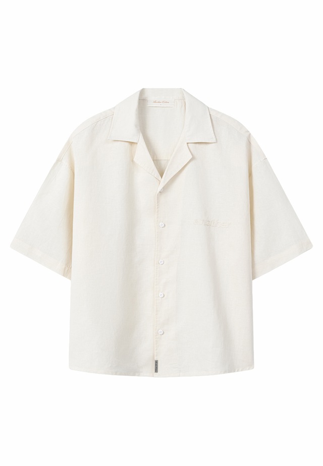 Another Cotton Lab Kurzarmshirt »Another Cotton Lab Another Linen Short Sleeve Shirt« 1