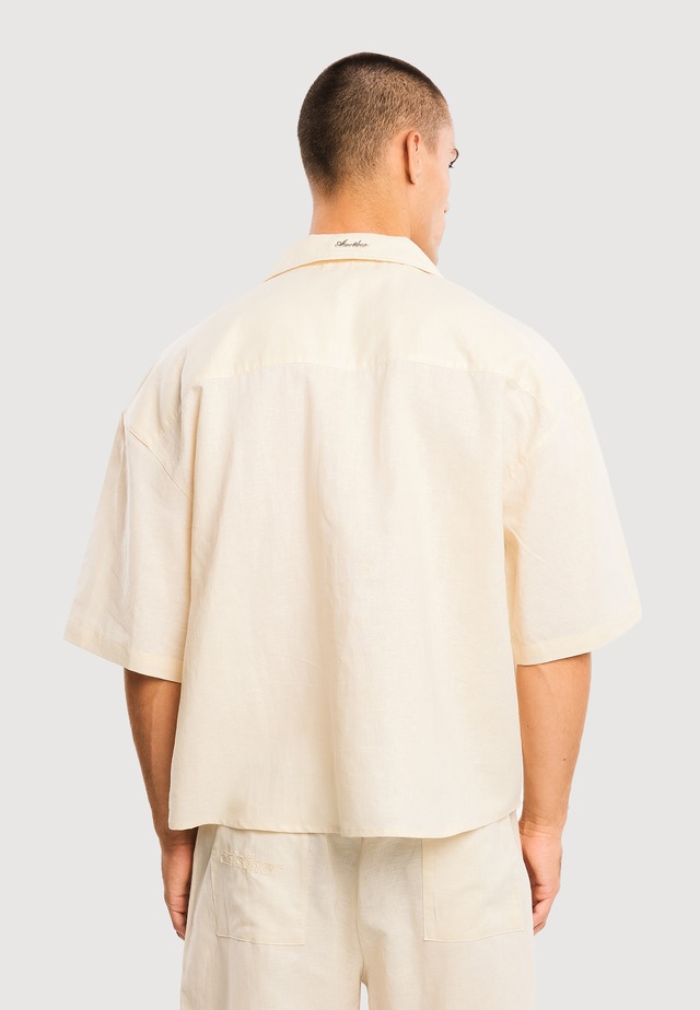 Another Cotton Lab Kurzarmshirt »Another Cotton Lab Another Linen Short Sleeve Shirt« 1
