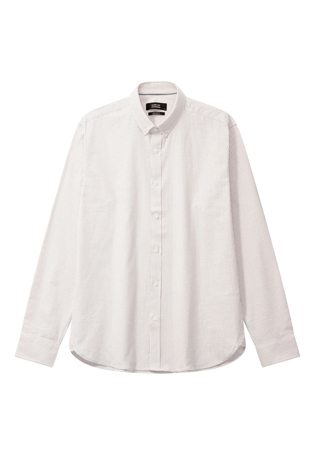 Clean Cut Copenhagen Langarmhemd »Clean Cut Copenhagen Oxford Stretch Stripe L/S« 1