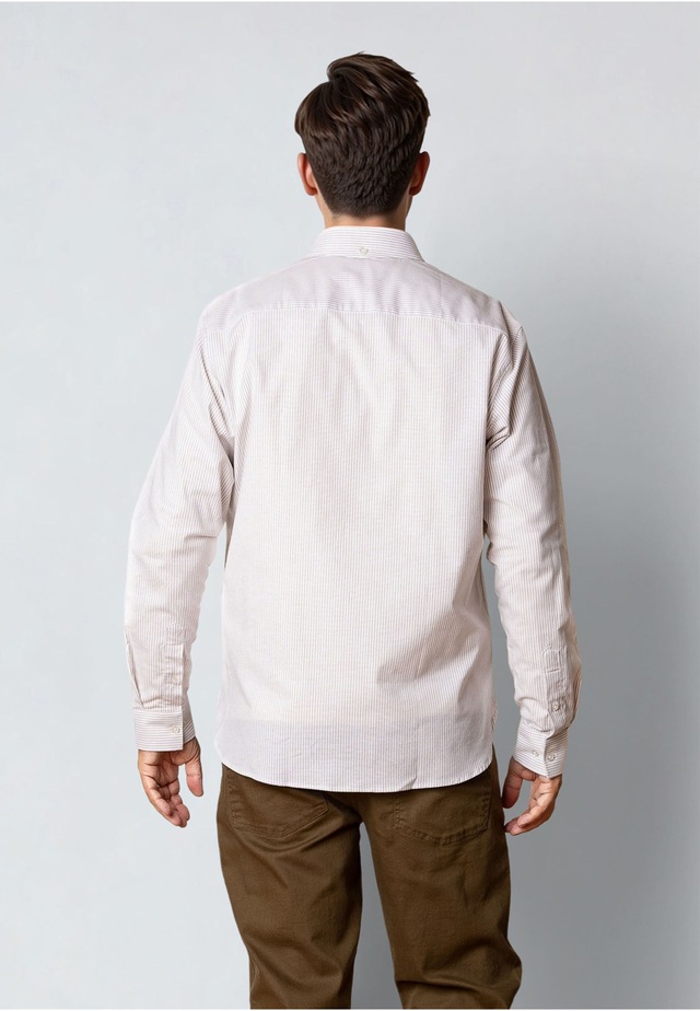 Clean Cut Copenhagen Langarmhemd »Clean Cut Copenhagen Oxford Stretch Stripe L/S« 1