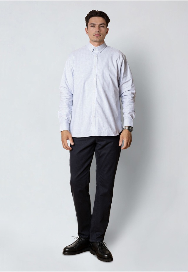 Clean Cut Copenhagen Langarmhemd »Clean Cut Copenhagen Oxford Stretch Stripe L/S« 1