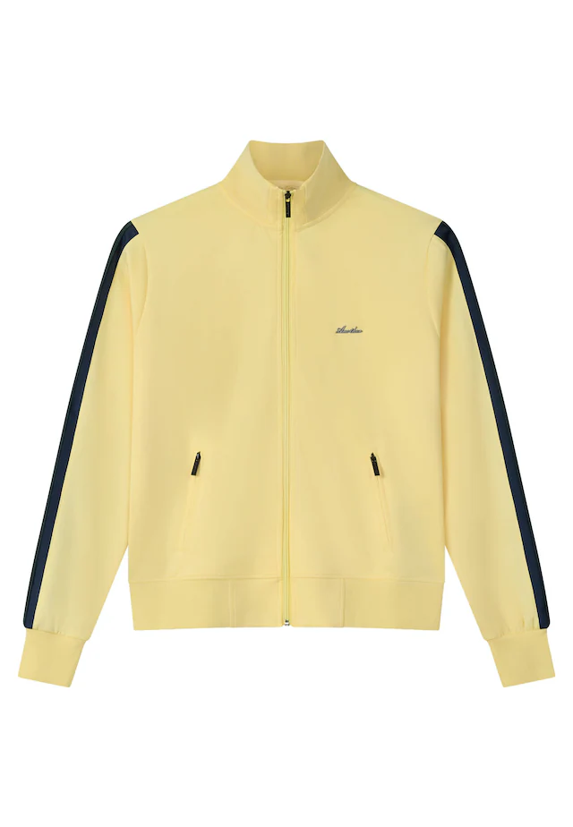 Another Cotton Lab Outdoorjacke »Another Cotton Lab Everyday Regular Track Jacket« 1 Stk. tlg. ohne Kapuze