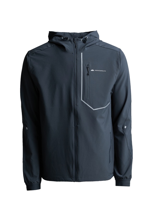 Monterrain Outdoorjacke »Monterrain RAMBLE 3.0 WOVEN HOODY« 1 Stk. tlg. mit Kapuze