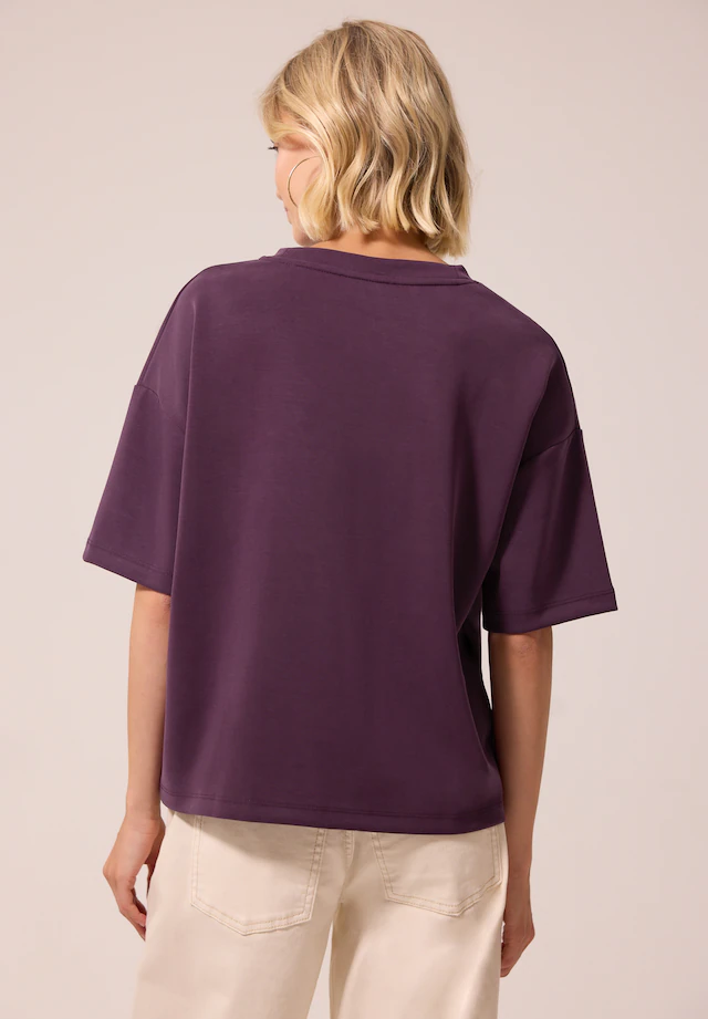 STREET ONE STUDIO T-Shirt aus softem Materialmix
