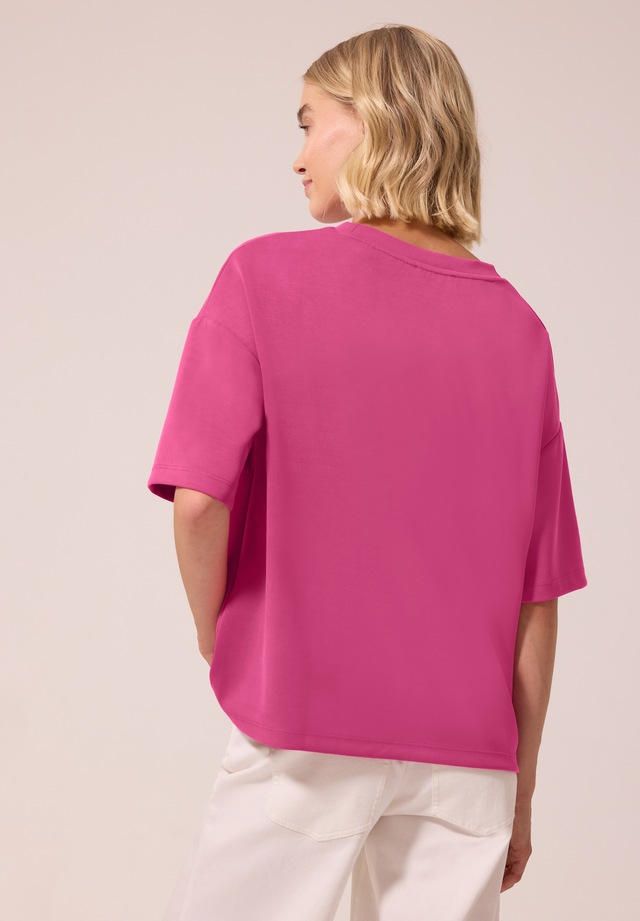 STREET ONE STUDIO T-Shirt aus softem Materialmix