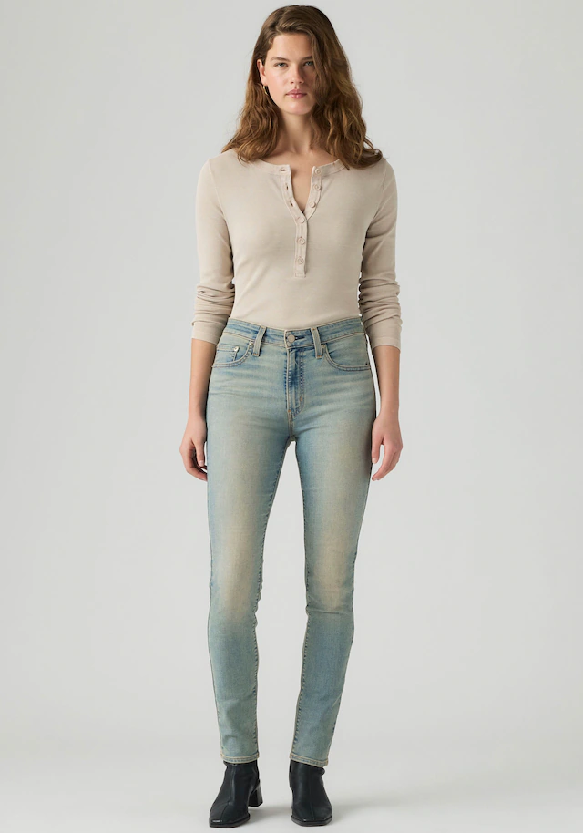 Profile Skinny-fit-Jeans mit hohem Bund