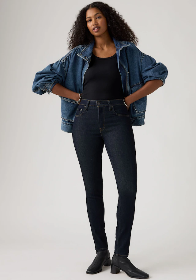Profile Skinny-fit-Jeans mit hohem Bund