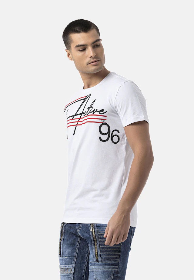 Cipo & Baxx T-Shirt »CT796« Rundhalsausschnitt