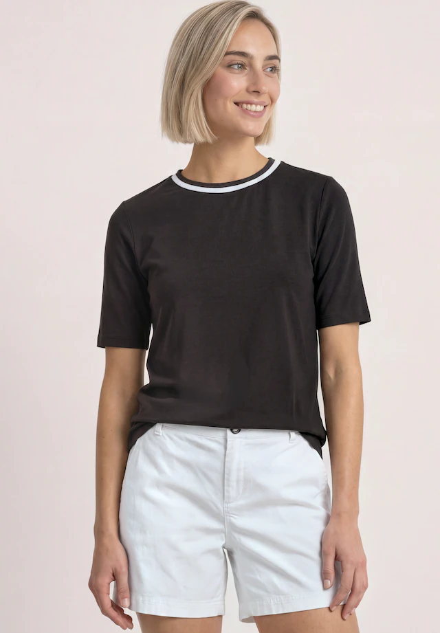 STREET ONE T-Shirt mit Rundhalsausschnitt