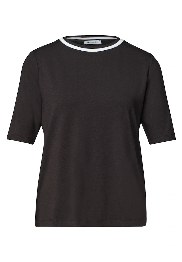 STREET ONE T-Shirt mit Rundhalsausschnitt
