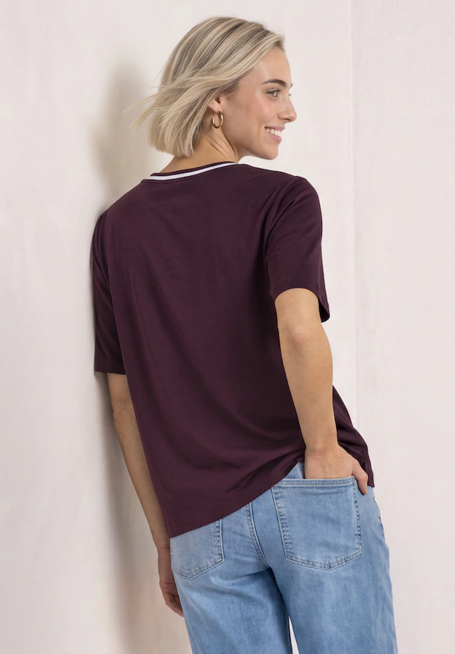STREET ONE T-Shirt mit Rundhalsausschnitt