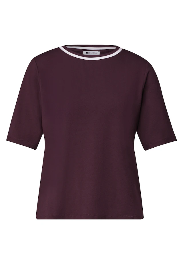 STREET ONE T-Shirt mit Rundhalsausschnitt