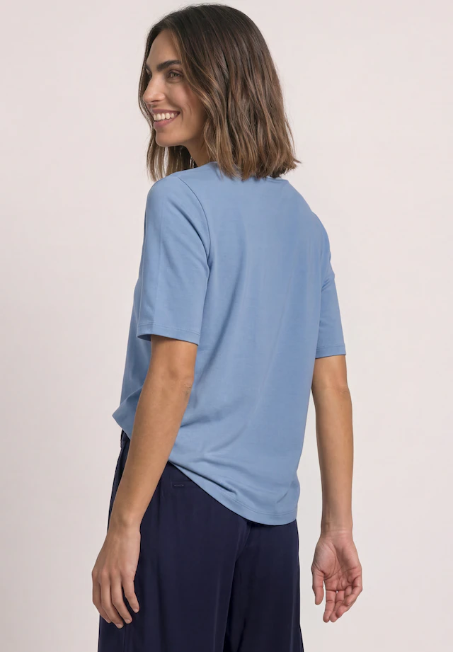 STREET ONE T-Shirt mit Rundhalsausschnitt