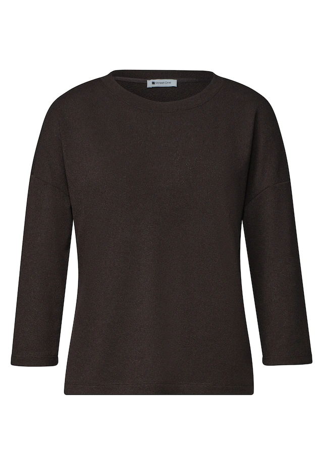 STREET ONE 3/4 Arm-Pullover 374-Arm-Shirt in Strick-Optik