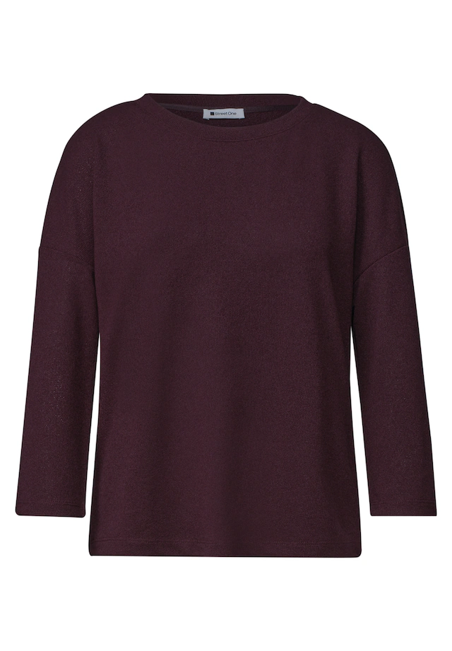 STREET ONE 3/4 Arm-Pullover 374-Arm-Shirt in Strick-Optik