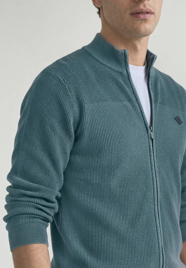 STREET ONE MEN Cardigan aus reiner Baumwolle