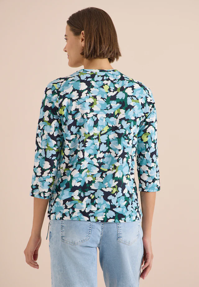 Cecil 3/4-Arm-Shirt mit allover Print