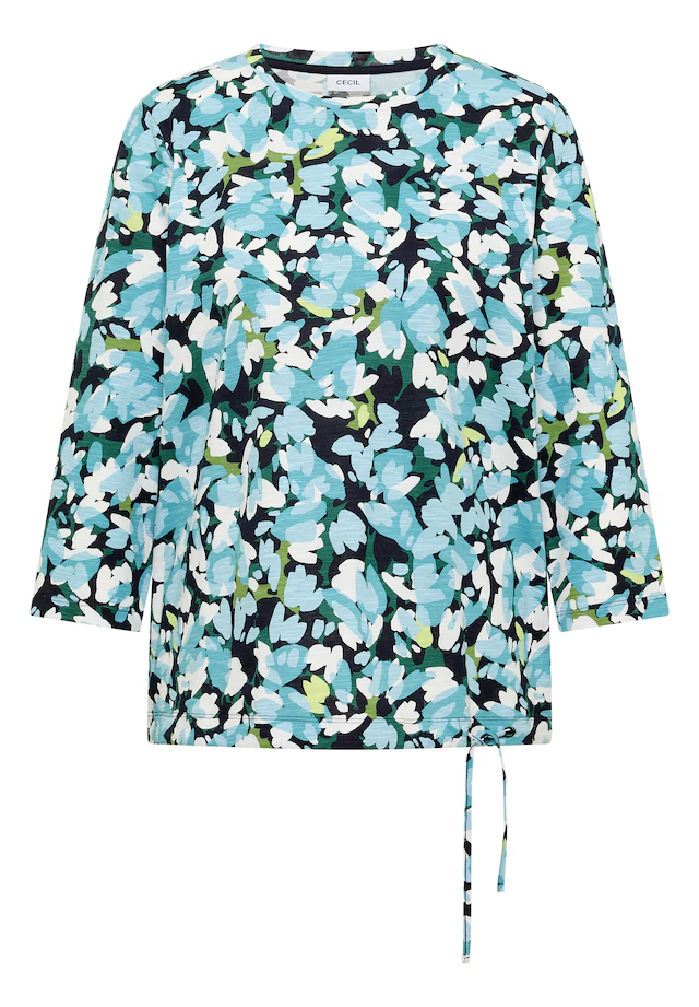 Cecil 3/4-Arm-Shirt mit allover Print