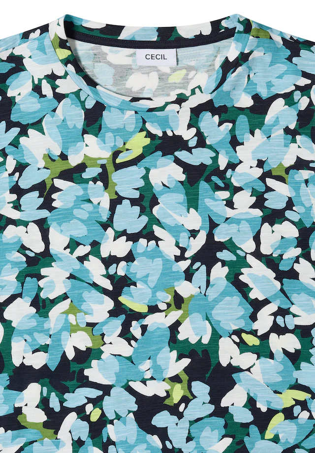 Cecil 3/4-Arm-Shirt mit allover Print