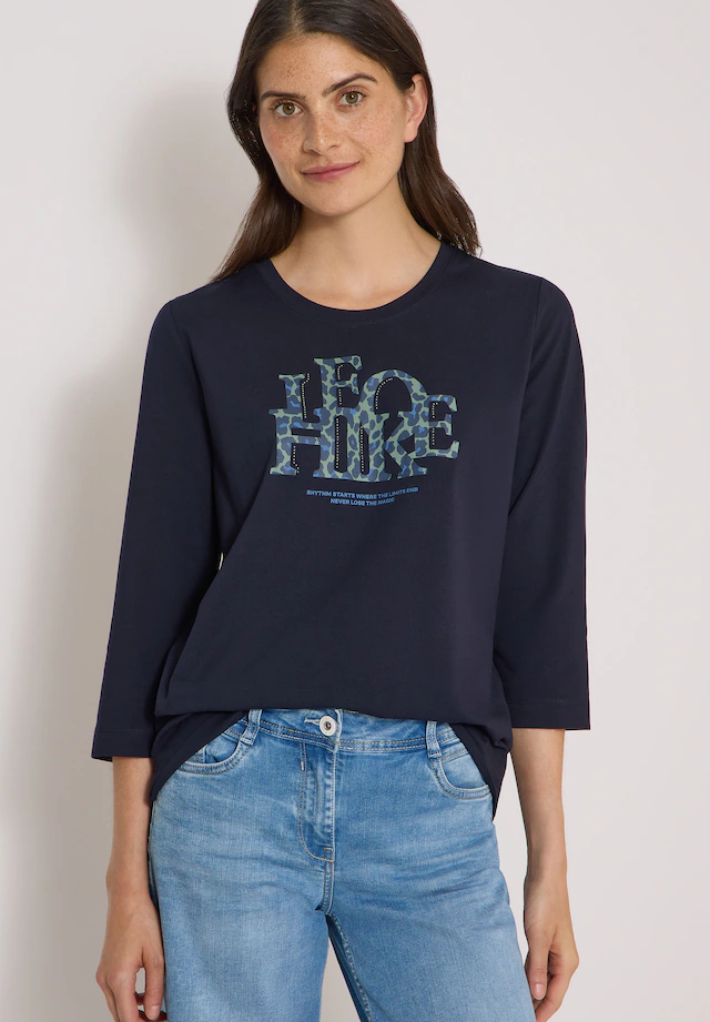 Cecil 3/4-Arm-Shirt mit 3/4 Ärmeln