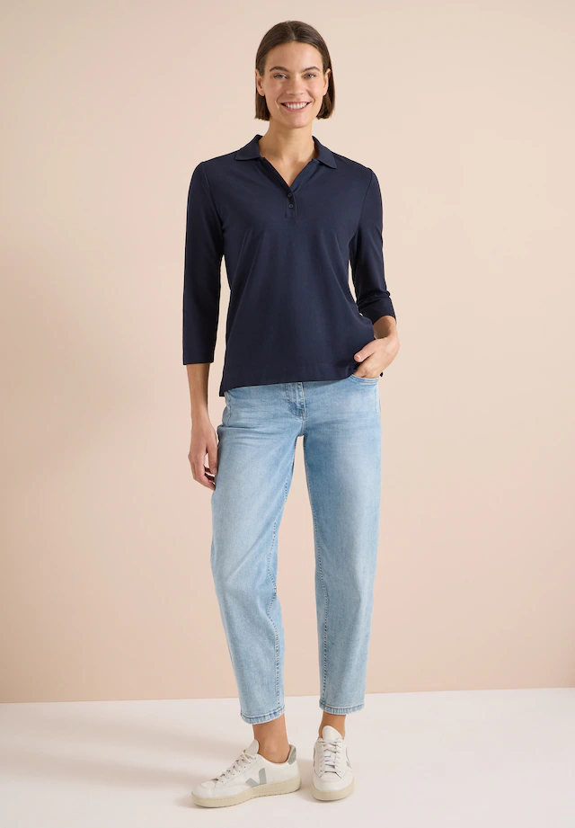 Cecil Poloshirt mit 3/4 Ärmeln