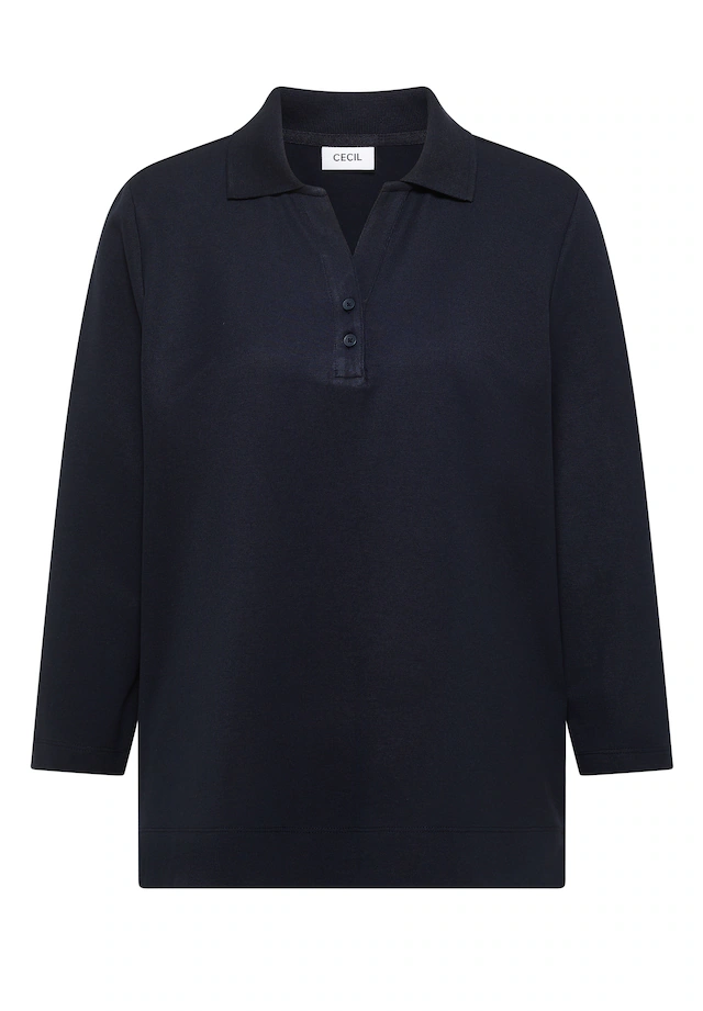 Cecil Poloshirt mit 3/4 Ärmeln