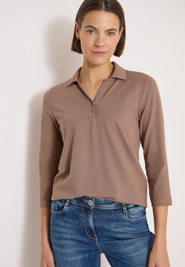 Cecil Poloshirt mit 3/4 Ärmeln