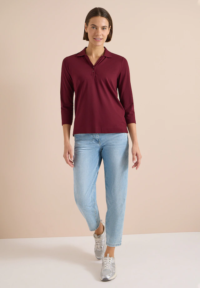 Cecil Poloshirt mit 3/4 Ärmeln