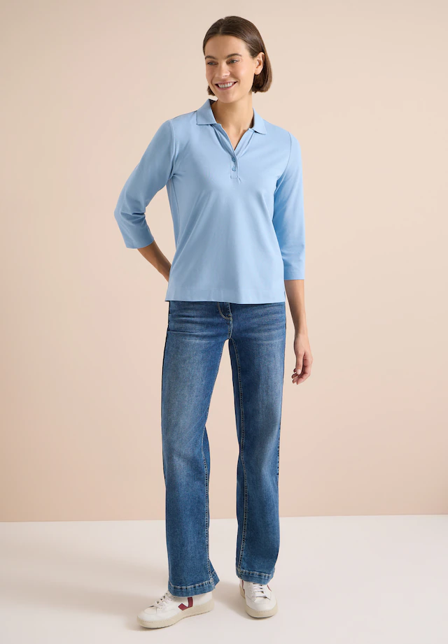 Cecil Poloshirt mit 3/4 Ärmeln