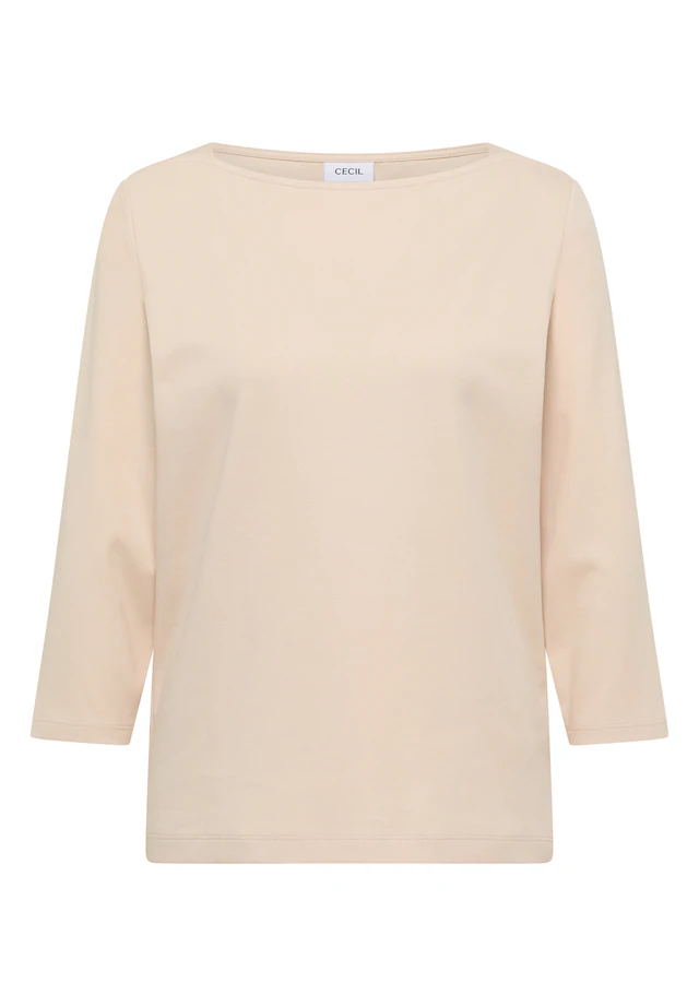 Cecil 3/4-Arm-Shirt aus reiner Baumwolle