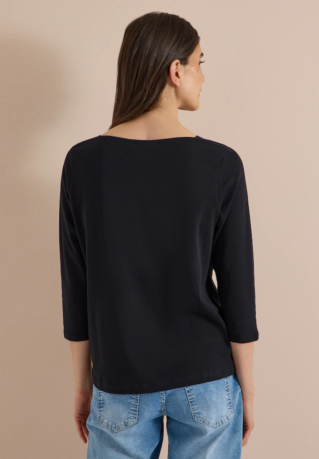 Cecil 3/4-Arm-Shirt aus reiner Baumwolle