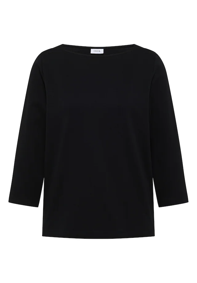 Cecil 3/4-Arm-Shirt aus reiner Baumwolle