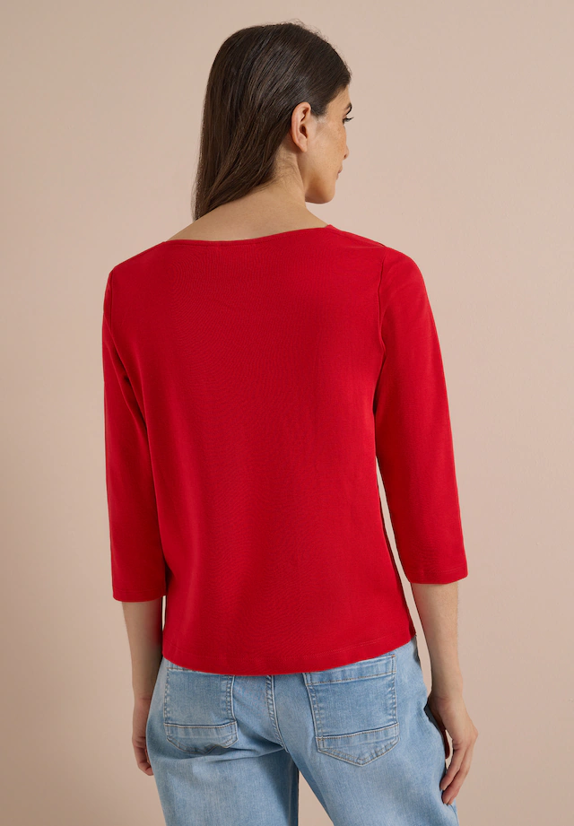 Cecil 3/4-Arm-Shirt aus reiner Baumwolle