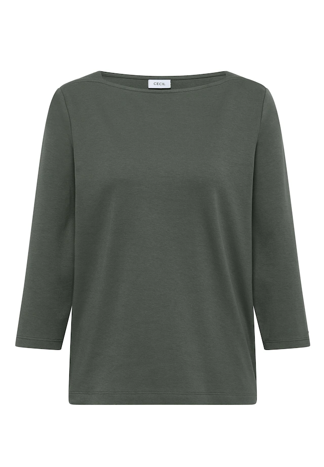Cecil 3/4-Arm-Shirt aus reiner Baumwolle