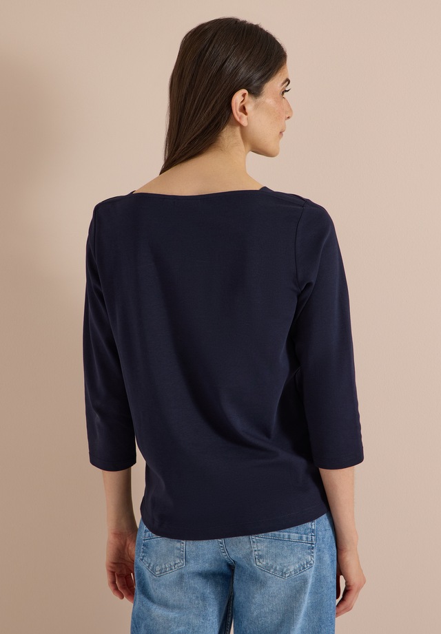 Cecil 3/4-Arm-Shirt aus reiner Baumwolle