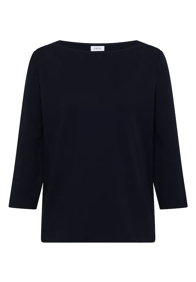 Cecil 3/4-Arm-Shirt aus reiner Baumwolle