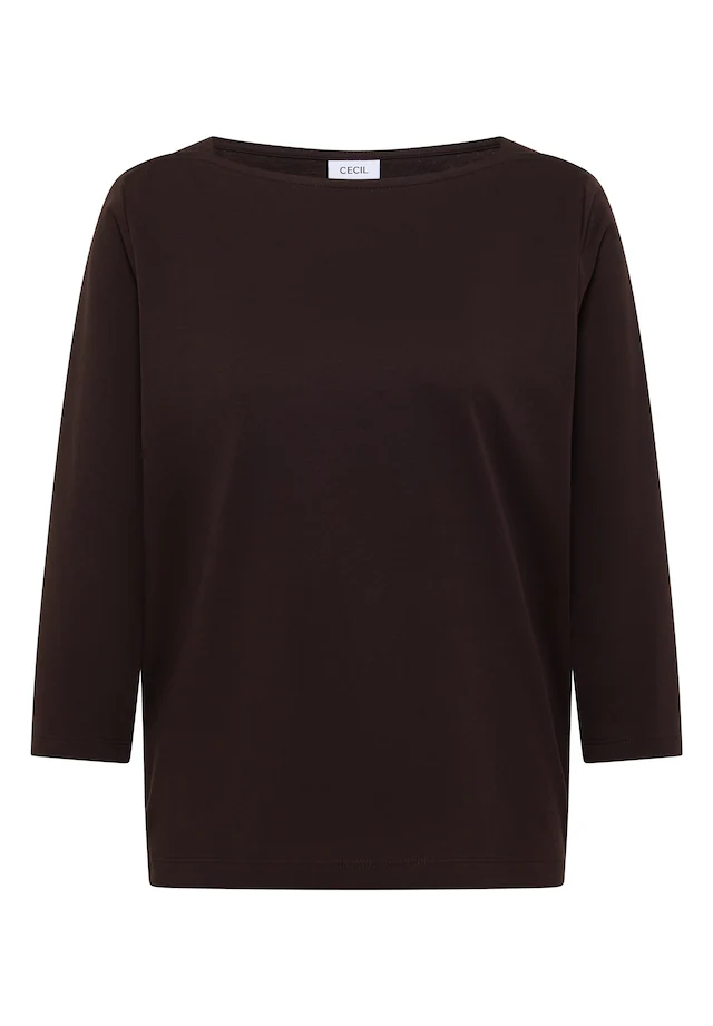 Cecil 3/4-Arm-Shirt aus reiner Baumwolle